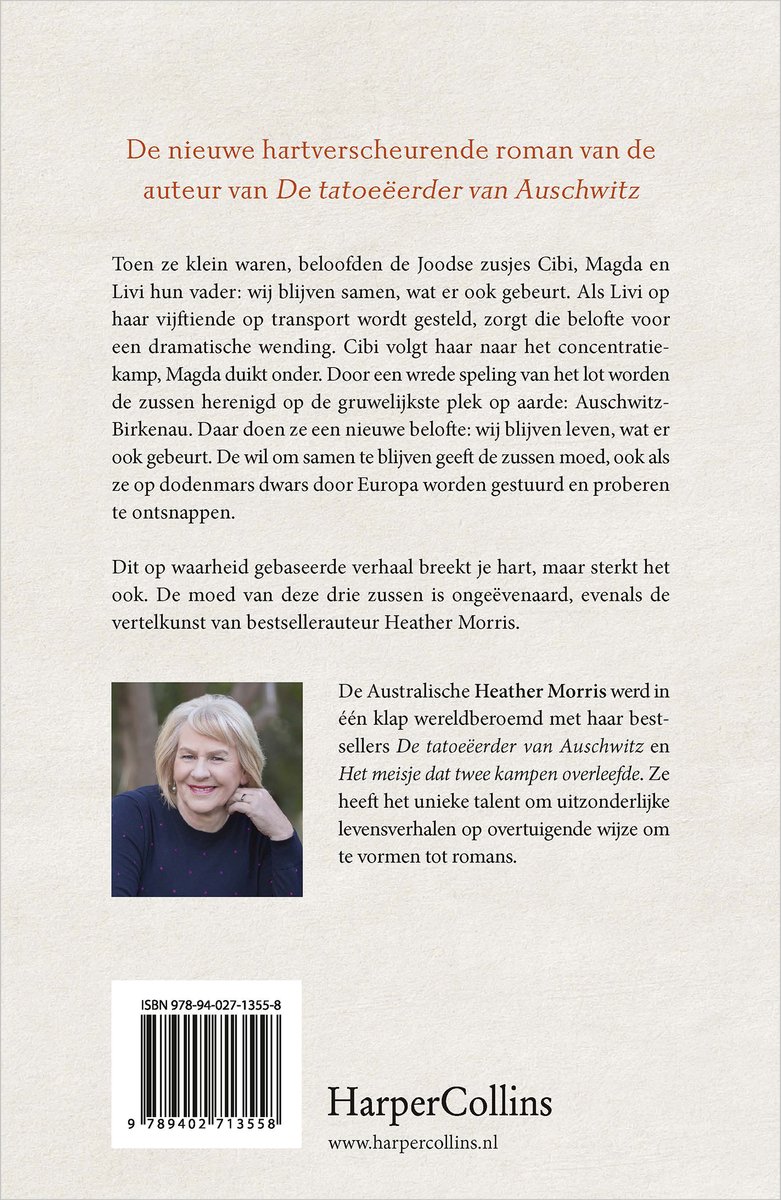 De drie zussen van Auschwitz van Heather Morris — cadeau in Boeken - foto 2