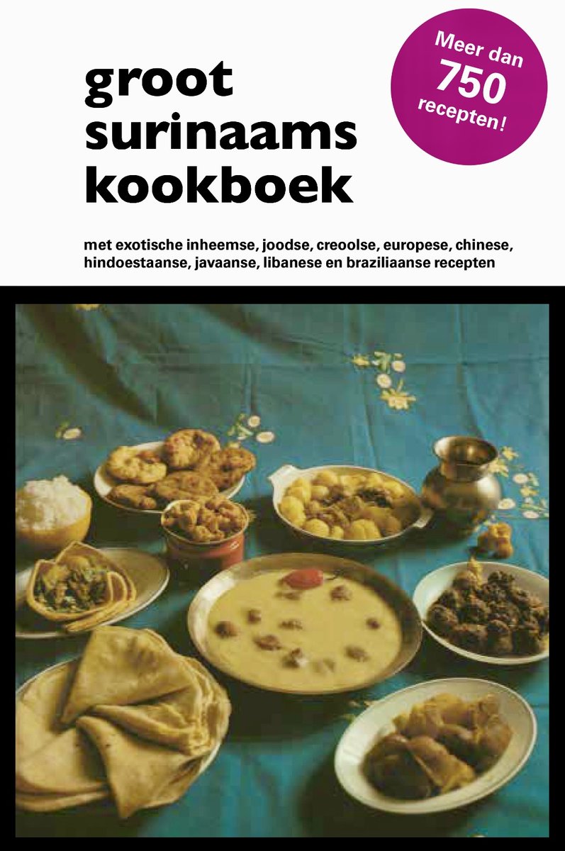 Omslag van Groot Surinaams kookboek