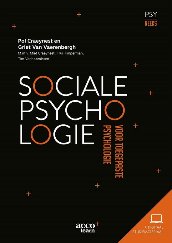 Sociale Psychologie voor toegepaste psychologie