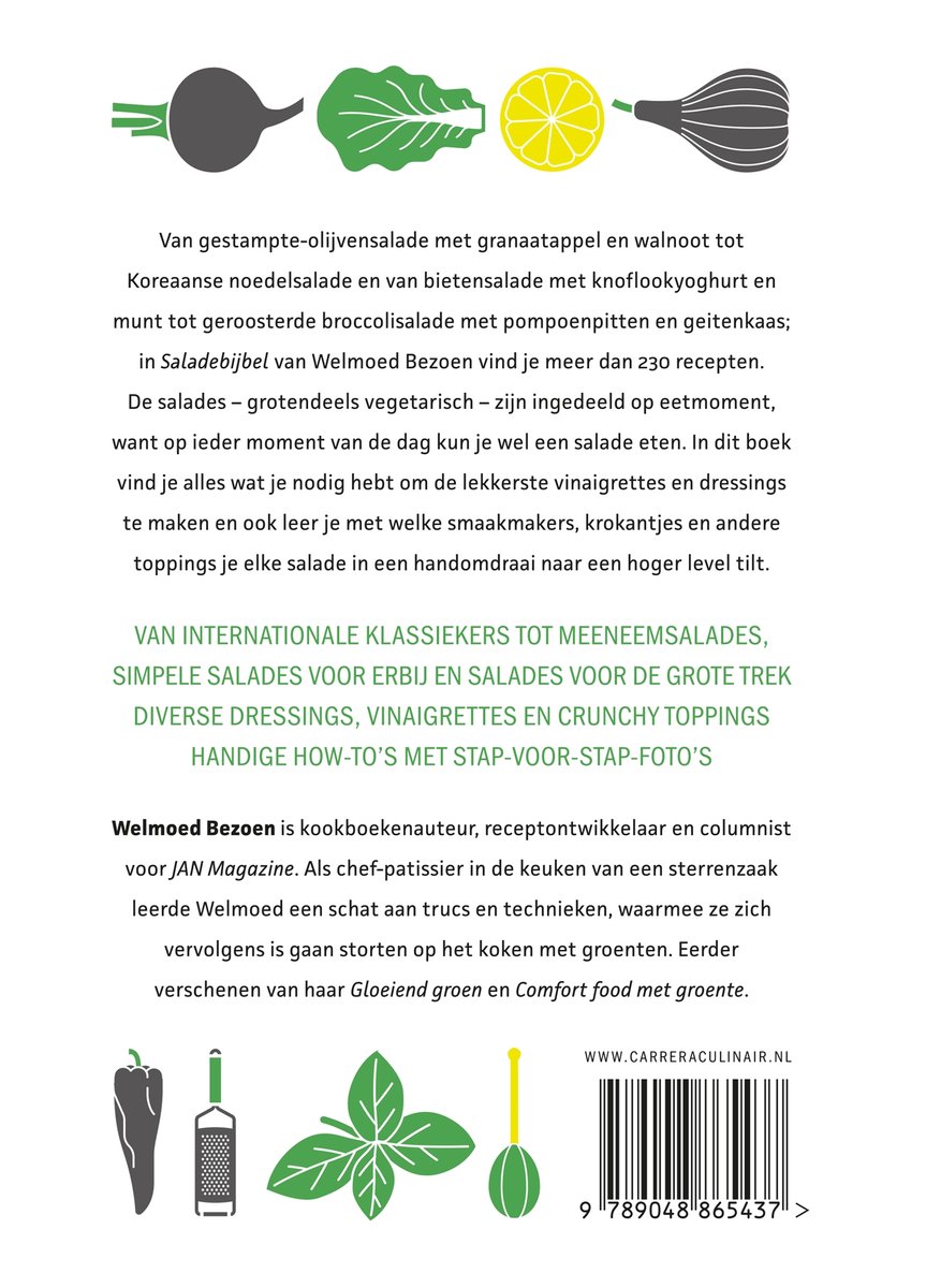 Kookbijbels 31 - Saladebijbel - back cover