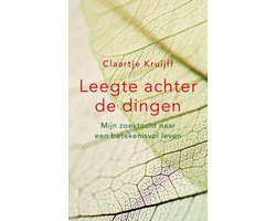 Omslag van Leegte achter de dingen
