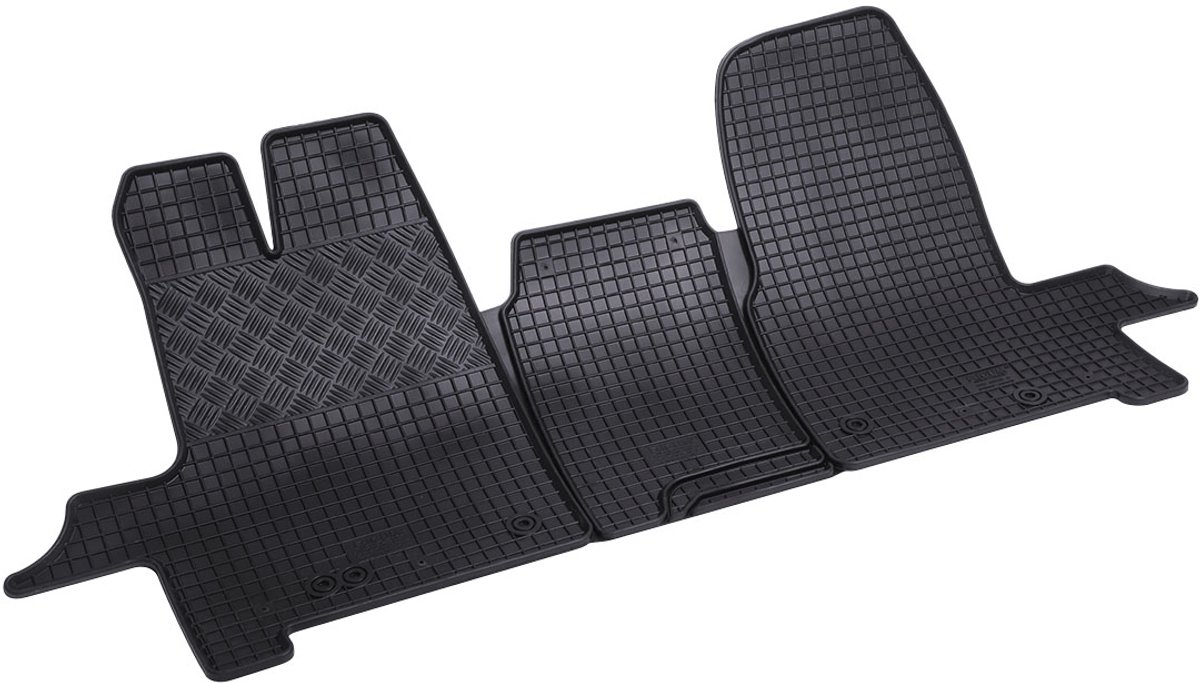 Automatten voor Ford Tourneo/Transit Custom (3-zits), Ford Transit Custom (2/3-zits) (vanaf 2012) - 1-delig - Rubber