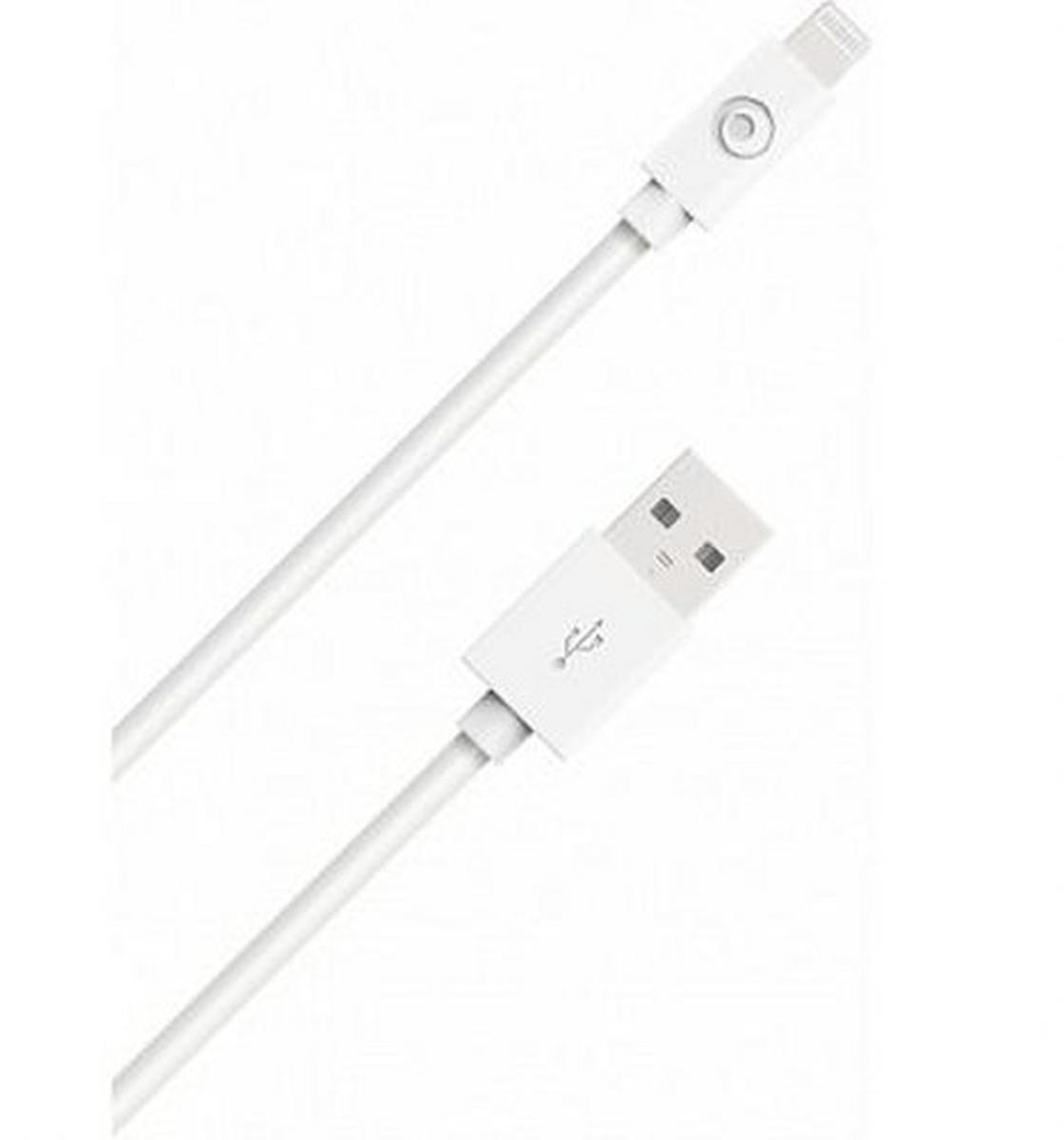 Bigben Connected, USB A/Lightning-kabel 50cm - 2,4A, Wit