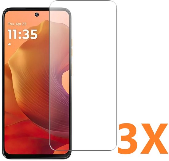 Protection d'écran en Tempered Glass compatible avec : Motorola Moto G05, G15, G15 Power , E15 (3x)