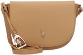 U.S. POLO ASSN. Sac à épaule bandoulière Jones Flap Crossbody Bag Biscuit Marron clair