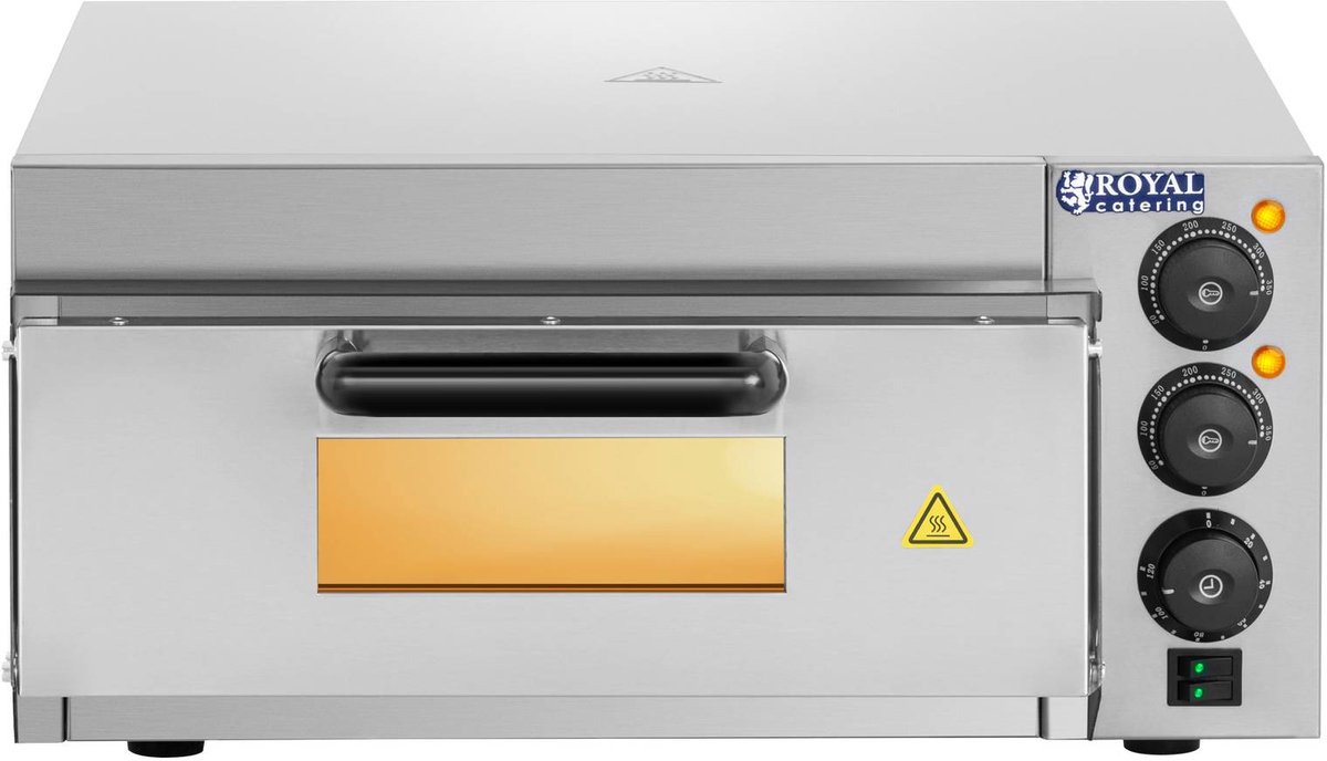 Pizzaoven - pizzasteen - 1 kamer - 2000 W - Royal Catering – foto 6