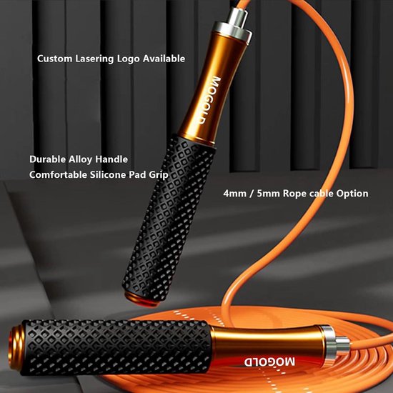 Hererope 1/4 lbs gewogen springtouw voor fitness