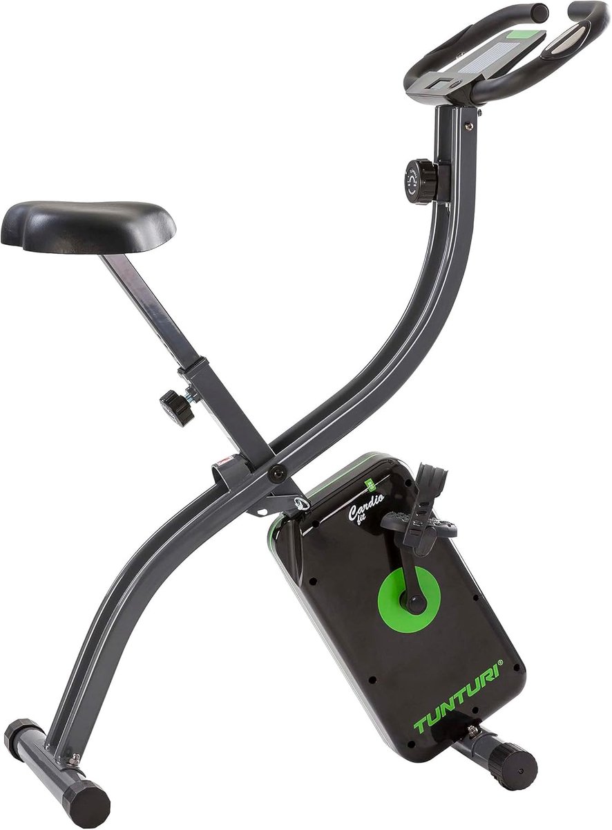 Opvouwbare Hometrainer met Monitor - 8 Weerstandsniveaus - Fitness Fiets