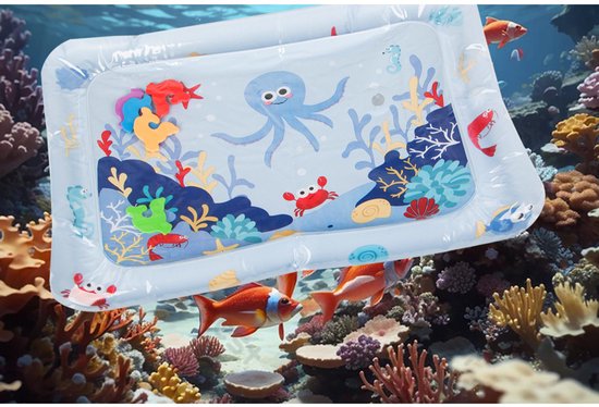 Watermat Kinderen - watermat baby - Opblaasbaar - waterspeelmat - kleine kinderen - Educatief - water - spelen van Quality Goods Hub — afbeelding 3