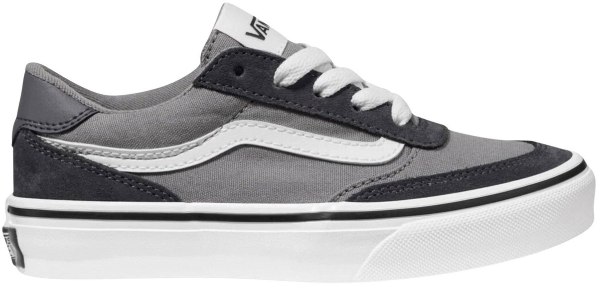 Vans Brooklyn LS grijs - donkergrijs - wit