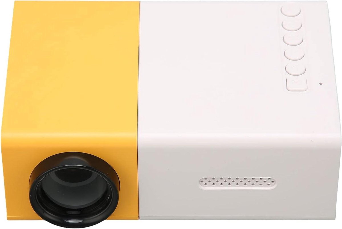 720P HD Mini-Projector voor Buiten Home Theatre-filmprojector Compatibel met Laptop/PS4/Windows/TV-stick/HDMI/USB