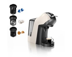 Tristar CM-2301 - Koffiecupmachine 1400W - 3 in 1 Koffiemachine - Uitneembaar water reservoir - Creme