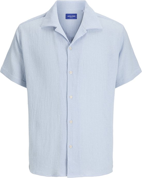 JACK&JONES JORCOBA STRIPE RESORT SHIRT SS SN Heren Overhemd - Skyway