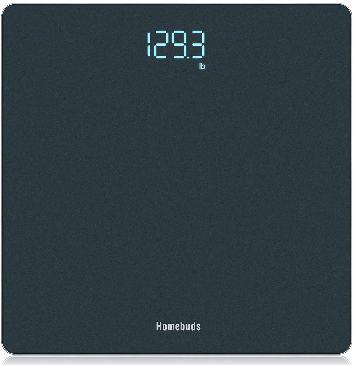 Personenweegschaal met kristalheldere led en step-on technologie - 180kg/400lb - Blauw