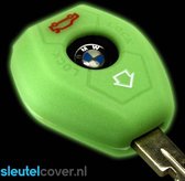 Autosleutel Hoesje geschikt voor BMW - SleutelCover - Silicone Autosleutel Cover - Sleutelhoesje Glow in the dark / Lichtgevend