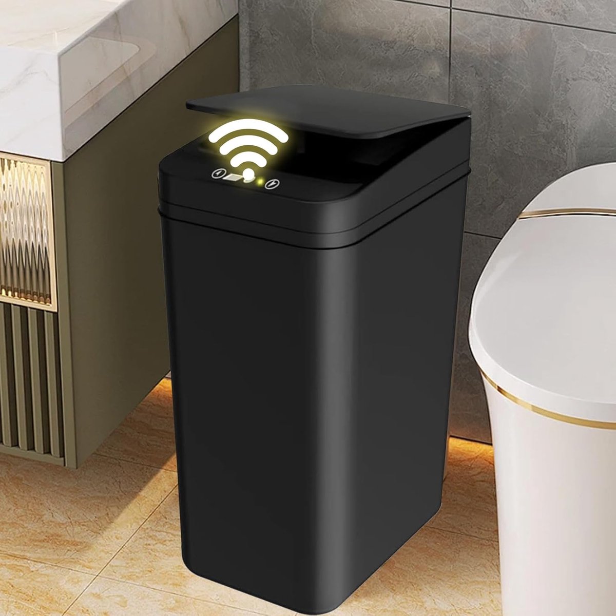 Goedkoopste Automatische Vuilnisemmer 12 Liter met Slimme Sensor – Contactloze Afvalemmer voor Keuken, Badkamer of Kantoor