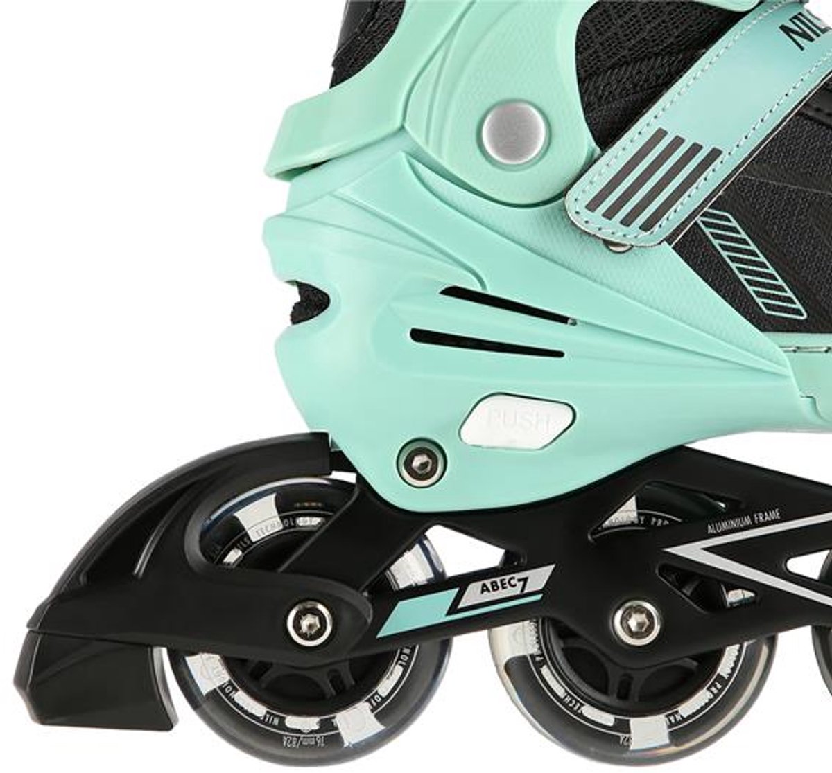 Nils Extreme NA11230A LED Rolschaatsen Groene ABEC7 Verstelbaar