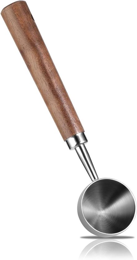 HJYDGJ 2 stuks herbruikbare ronde koffielepels