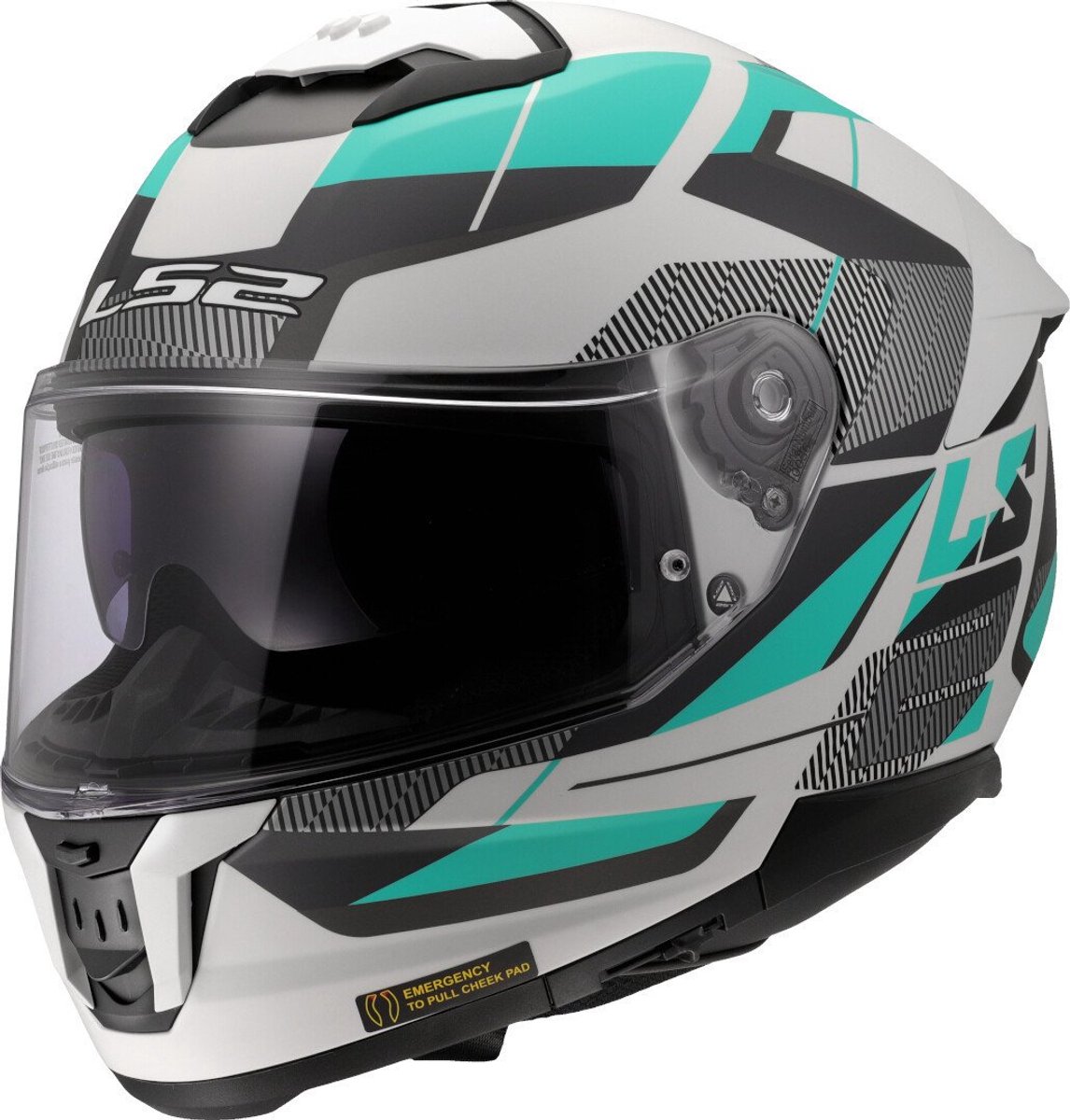 Ls2 Ff808 Stream Ii Road Integraalhelm Wit XL