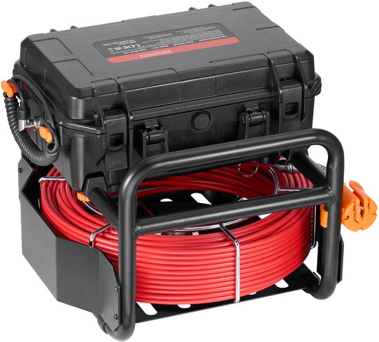 VEVOR Kanaalcamera, 50 m, zelfnivellerende buisinspectiecamera met 9 inch 1080p HD-scherm, 36-voudige zoom, IP68 waterdichte buiscamera met lichten, 12 leds, 32 GB kaart, endoscoop voor kanaalbuizen