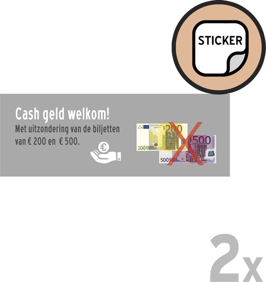 Pictogram/ stickers (2x) | 18 x 6 cm |