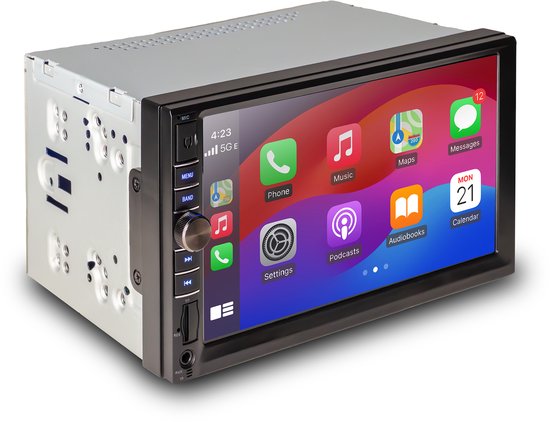 Caliber Autoradio - CarPlay - 2 din Autoradio - Met Achteruitrijcamera - Bluetooth - dab+ - 7" Touchscreen - Wireless CarPlay - 4 x 100 Watt - Wireless Android Autolink