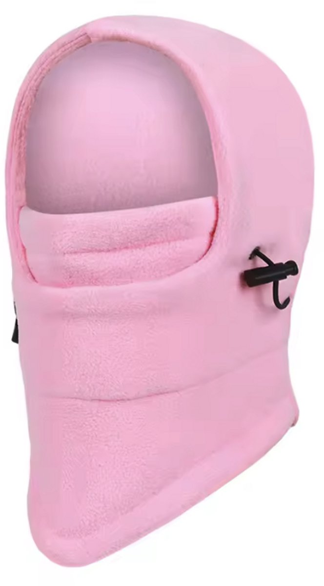 CHPN Fleece Bivakmuts Bivak muts Muts Gezichtsmuts – One Roze