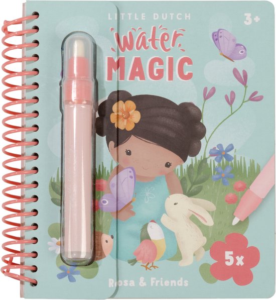 Little Dutch Rosa & Friends – Watertekenboek