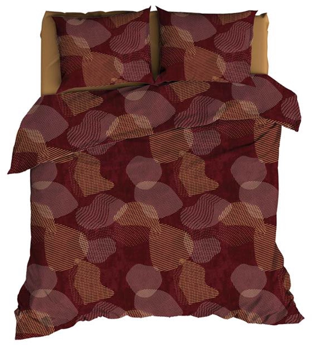 Satin d'Or Bionic Dekbedovertrek - Lits-jumeaux - 240x200/220 cm - Magenta