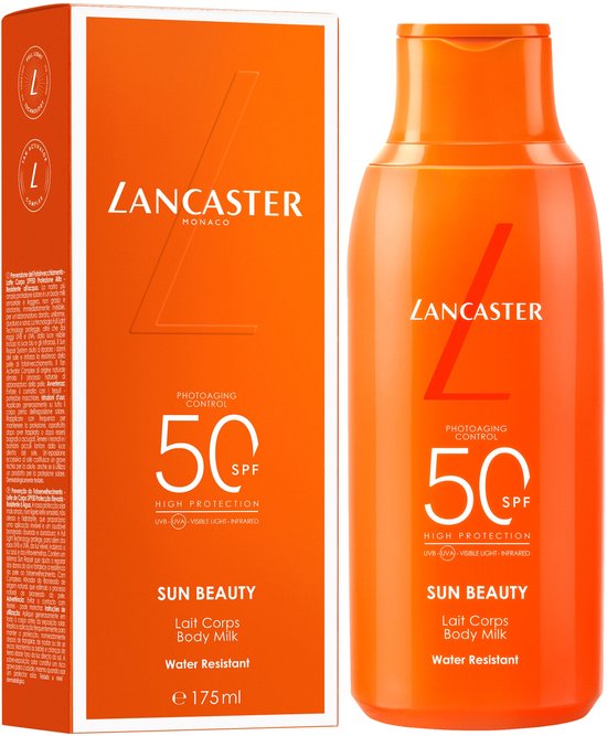 Lancaster Sun Beauty Body Milk Lait Corps Water Resistant SPF 50, 175 ml.
