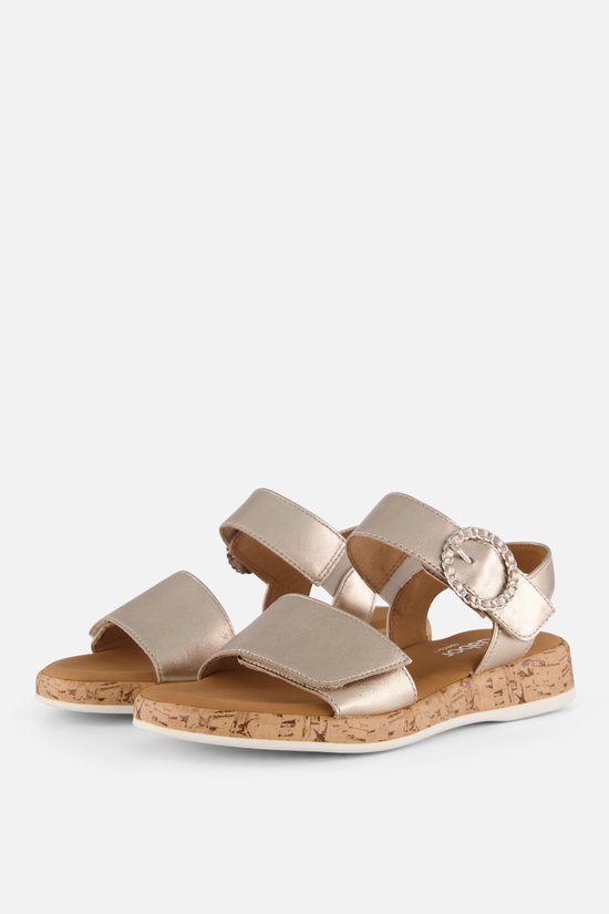 Gabor Sandalen beige Leer - Dames - Maat 40