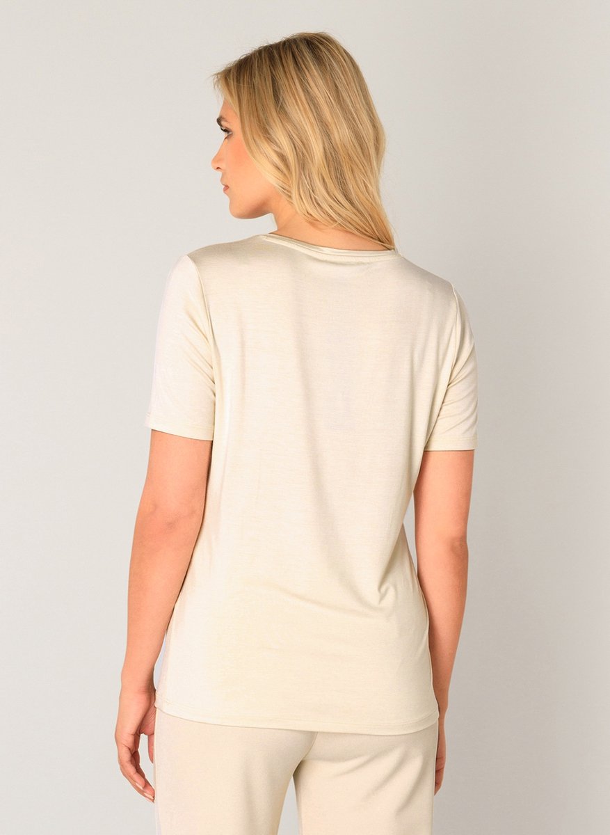 BASE LEVEL Yanic Jersey Shirt - Light Beige - maat 48