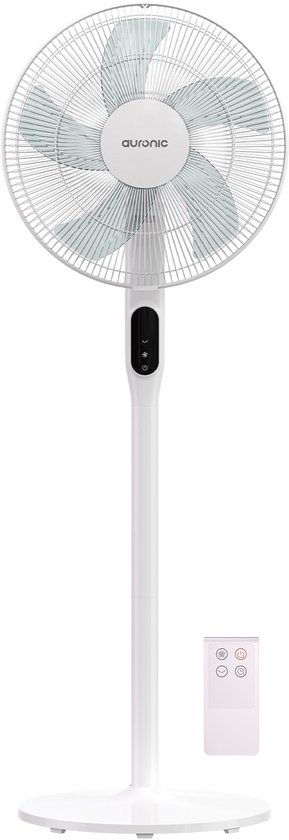 Auronic Statiefventilator - Staande Ventilator - Luchtkoeler - Vloer en tafelventilator - 3-in-1 - 12 Snelheden - Stille Ventilator - Fan - Met Afstandsbediening - Wit