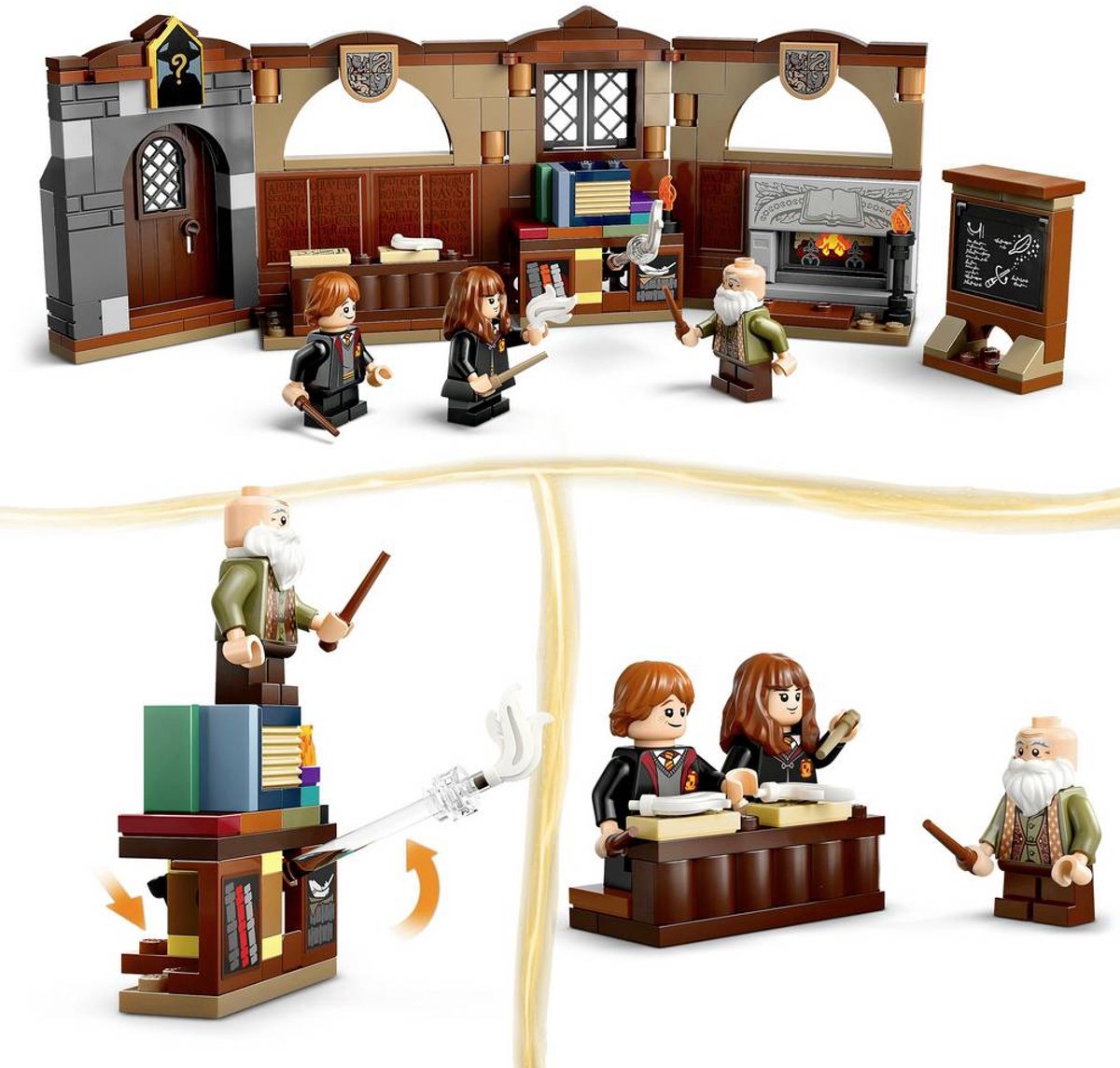 LEGO Harry Potter Kasteel Zweinstein: toverspreukenles Speelgoed voor 8 jaar en ouder 76442 — afbeelding 12