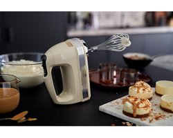 KitchenAid 5KHM9212EAC - Handmixer - Amandelwit