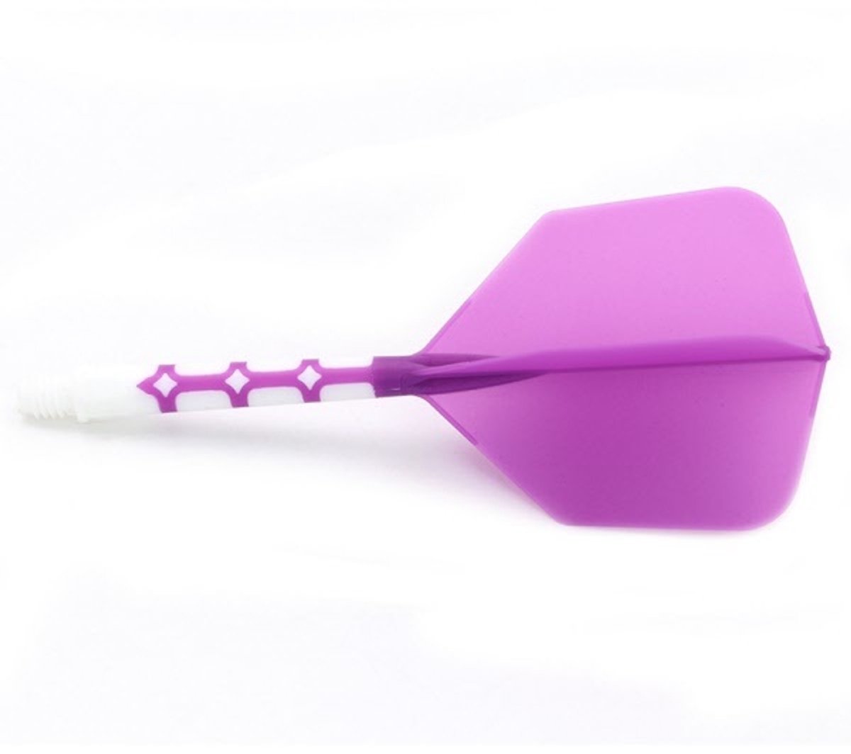 Cuesoul - ROST T19 Integrated Dart Flights - Big Wing - Purple White