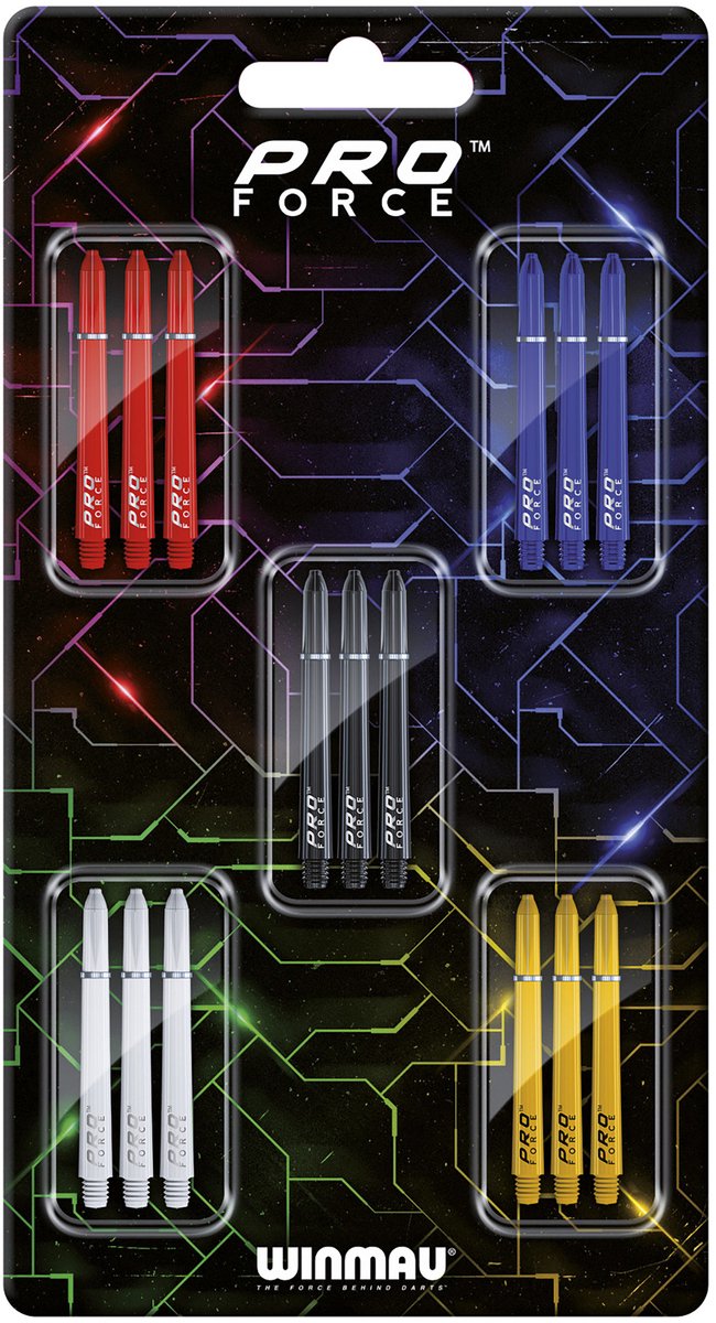 Winmau Pro-Force Shaft Collection - Dart Shafts