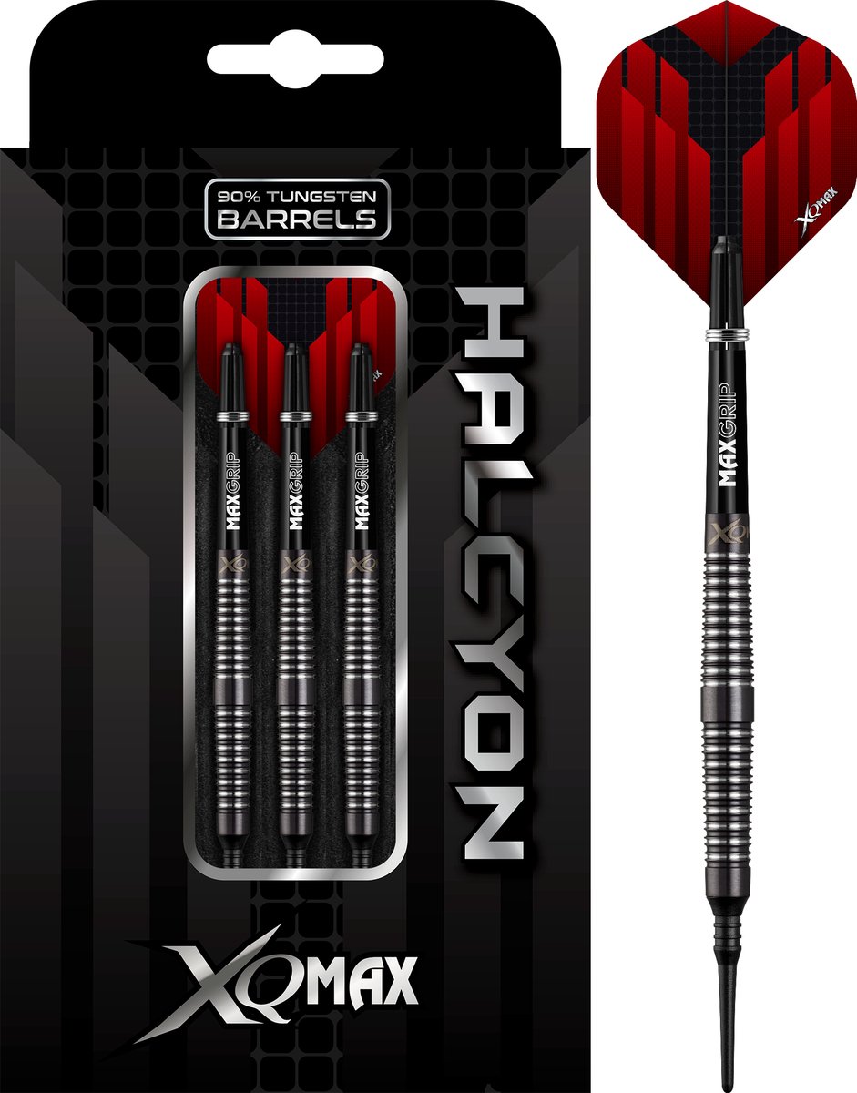 XQMax Halcyon M2 90% Soft Tip - Dartpijlen