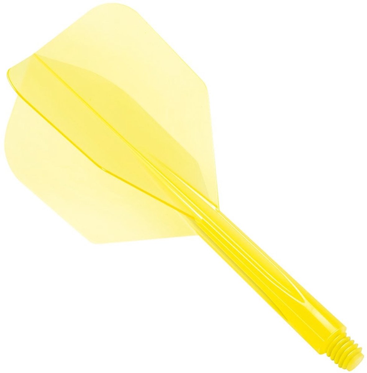 Condor Zero Stress Flight System - Small Clear Yellow - Dart Flights Medium