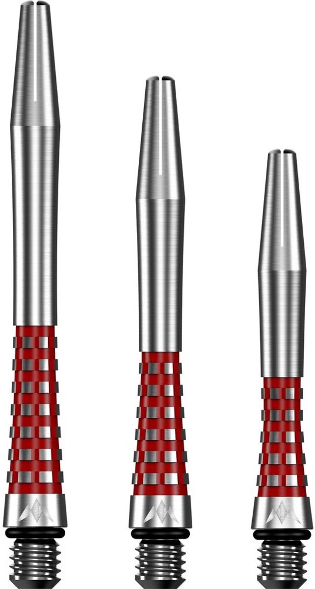 Mission Atom13 Naturel Metal Gripped Red - Dart Shafts Short