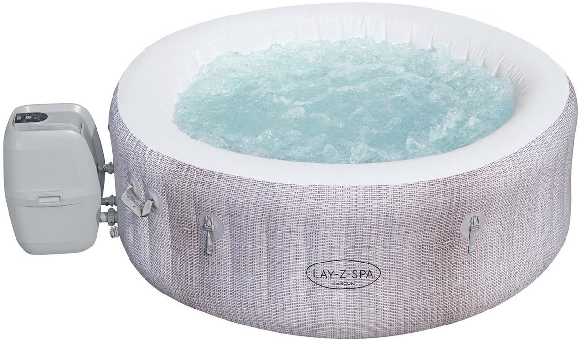 Lay-Z-Spa Cancun AirJet opblaasbare spa - 2 tot 4 personen - Ø 180 x 66 cm