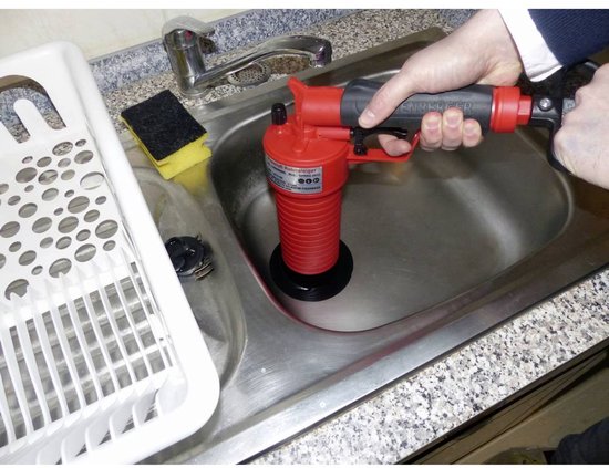 RFWR® Industriële Zuigpijpreiniger Met Adapters Voor Sifon En Afvoeren In Keuken Badkamer En Toilet RFWR® Industriële Zuigpijpreiniger Met Adapters Voor Sifon En Afvoeren In Keuken Badkamer En Toilet