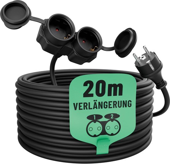 BRENNENSTUHL CEE krachtstroomkabel 5-polig 400V 16A met faseomvormer en