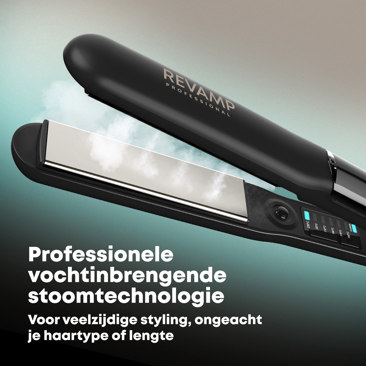 FKA Brands Revamp ST1600 Keramische Stoomstijltang met - afbeelding 2