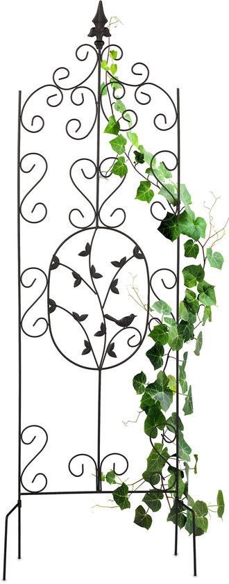 Relaxdays trellis metaal, set van 2, tuin, HxB Relaxdays trellis metaal, set van 2, tuin, HxB