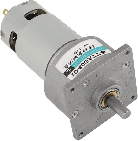 35w Micro Dc Metalen Reductiemotor Toerental Instelbaar Cw 12v 24v