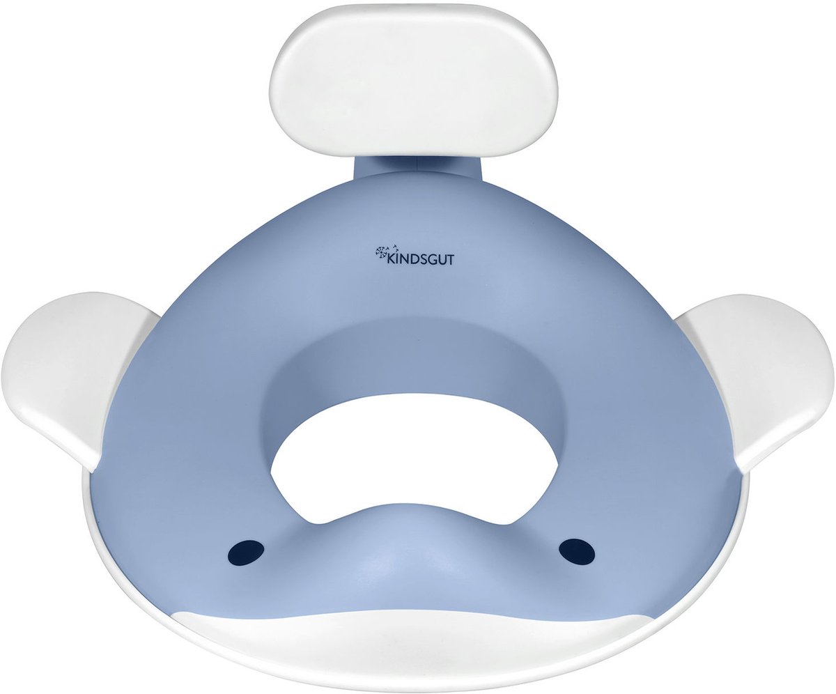 Kindsgut - WC verkleiner - Blauw - Walvisdesign - Antislip functie - Jongens & Meisjes - Comfortabel ontwerp WC bril verkleiner