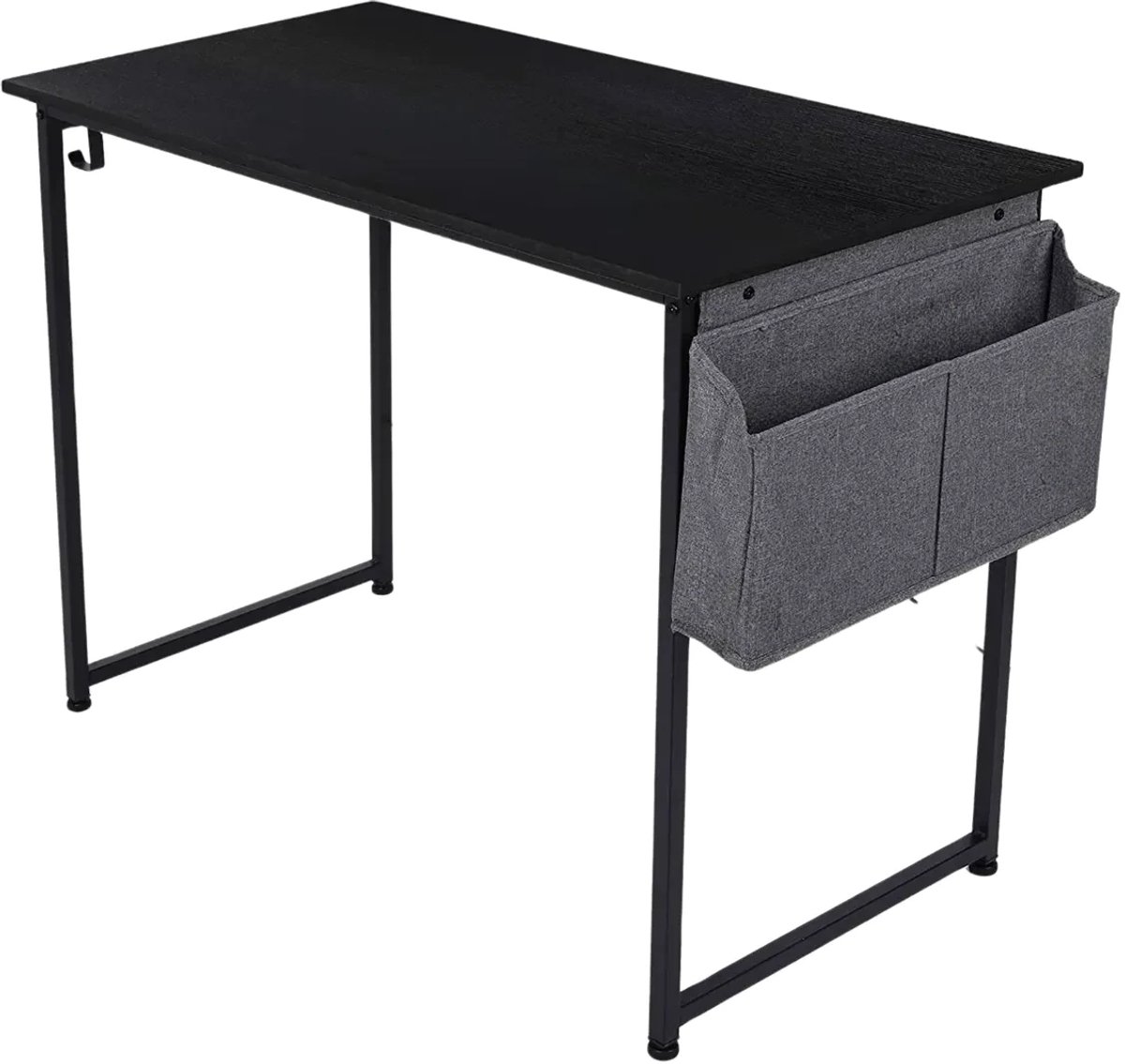 Bolt Edge Bureau Nero - Met opbergvak - Voor Computer, PC en Laptop - Volwassenen - Thuiskantoor - 100cm Zwart