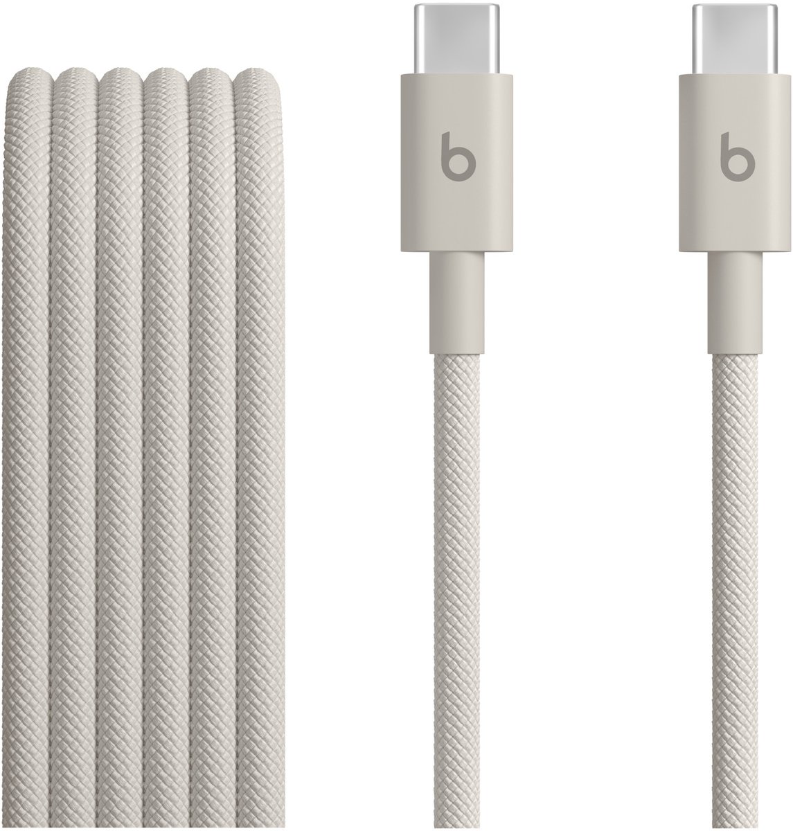 Beats Geweven USB-C naar USB-C kabel 60W - 1,5 meter - Surge Stone