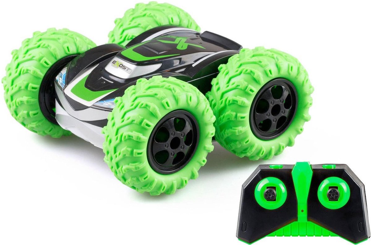 Exost RC 360 Cross II Stuntauto groen 1:18 - RC Auto - Bestuurbare Auto - Met koplampen — afbeelding 3